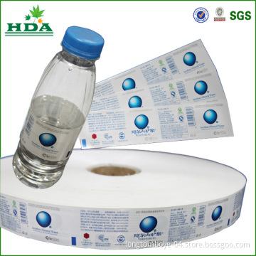 Customized Fed Mineral Water Self-Adhesive Label